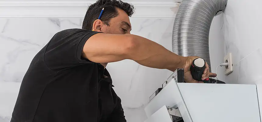 Precision In-wall Dryer Vent Cleaning & Rerouting Corrections in The Hammocks, FL